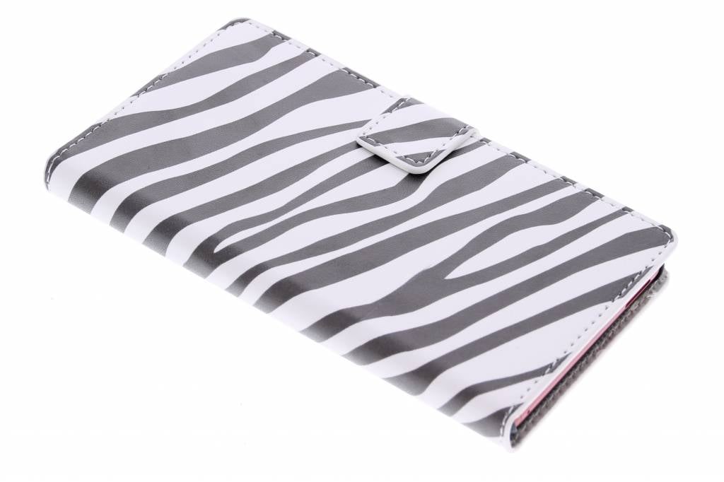 Image of Zebra design booktype hoes voor de Sony Xperia M4 Aqua