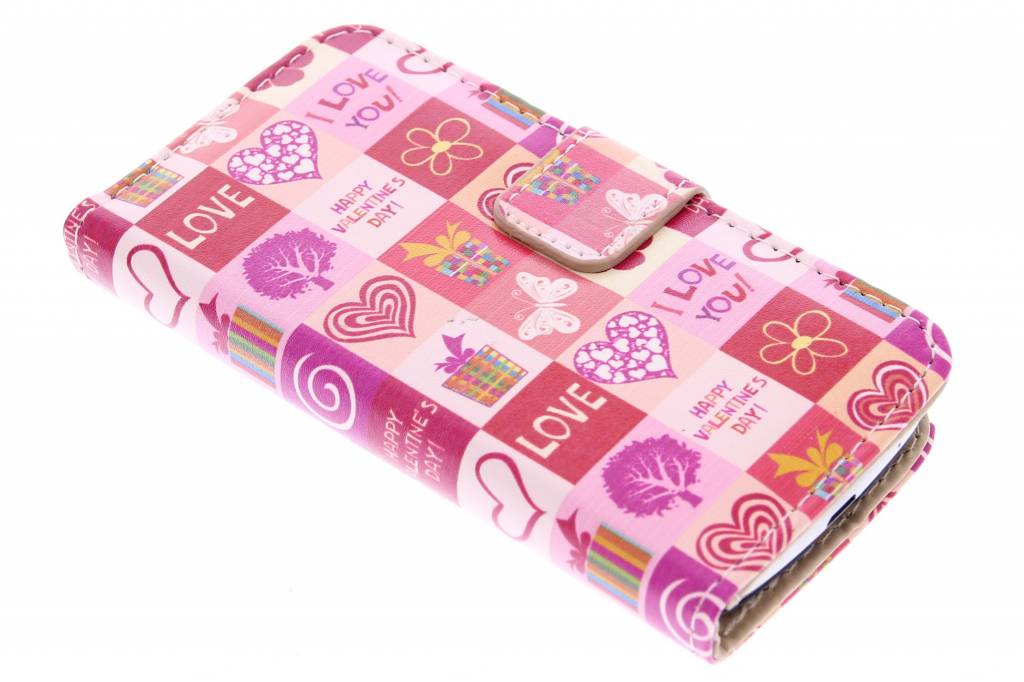 Image of Love design booktype hoes voor de Samsung Galaxy S4 Mini