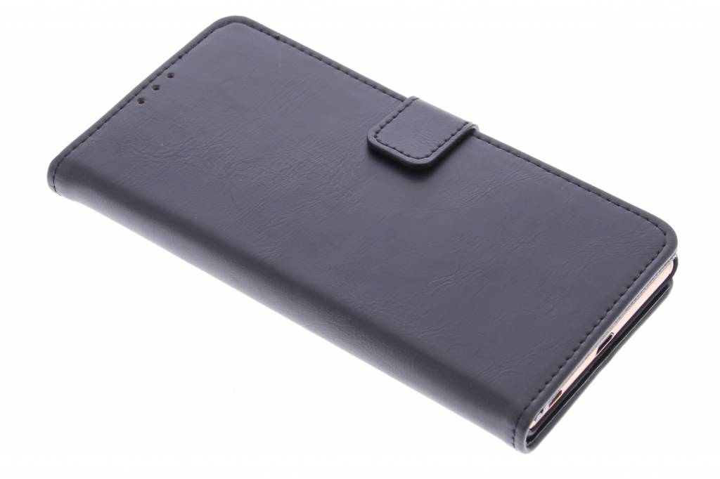 Image of Zwarte luxe leder booktype hoes voor de Sony Xperia Z3 Plus