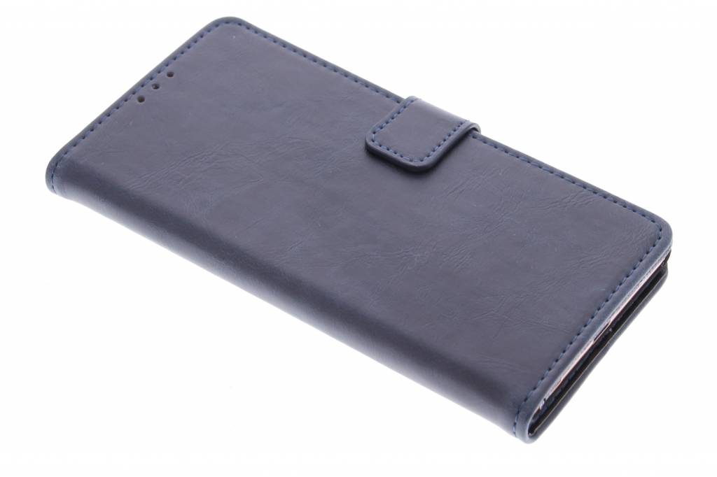 Image of Donkerblauwe luxe leder booktype hoes voor de Sony Xperia Z3 Plus