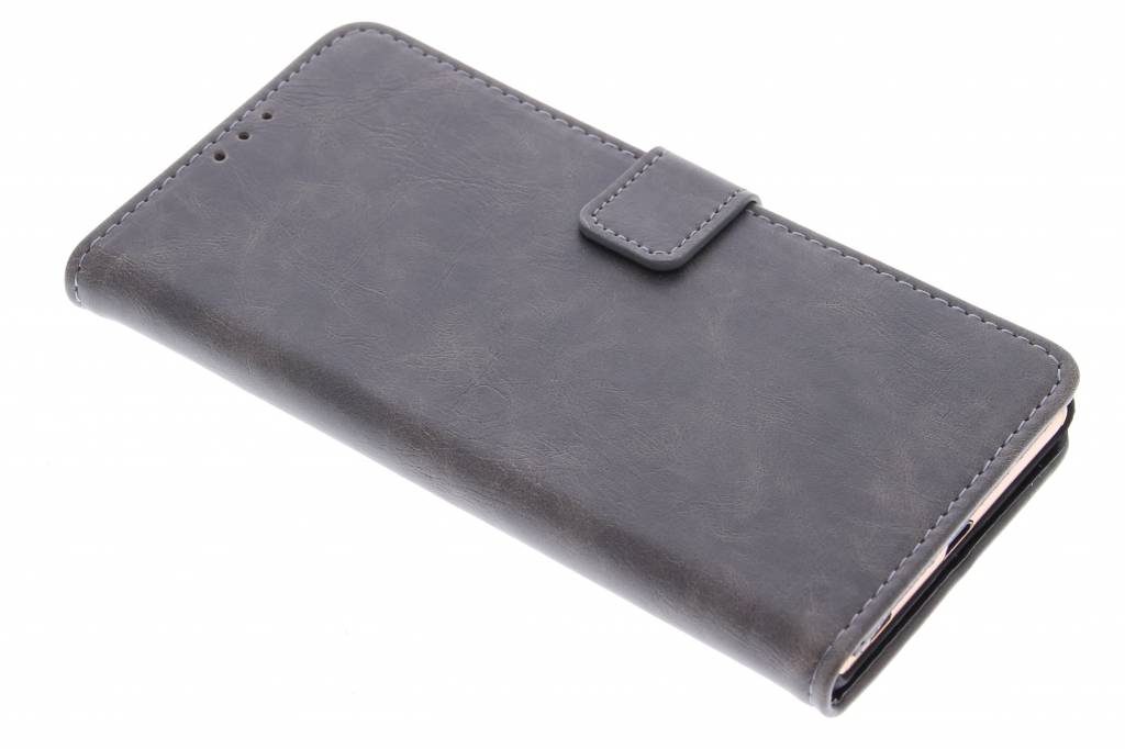 Image of Grijsbruine luxe leder booktype hoes voor de Sony Xperia Z3 Plus