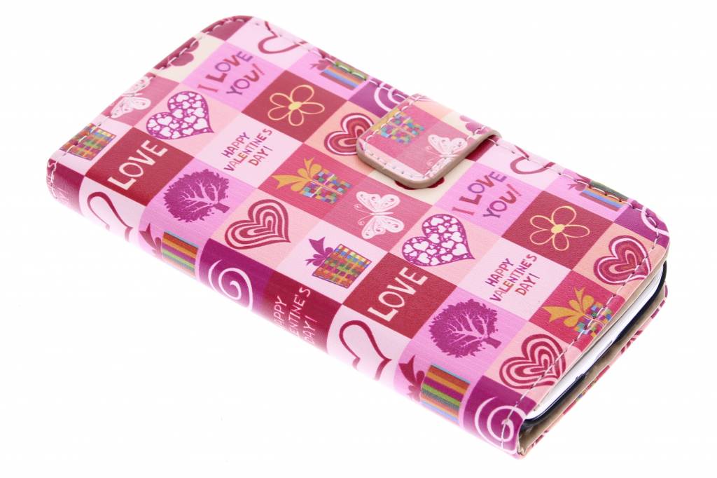 Image of Love design booktype hoes voor de Samsung Galaxy S4