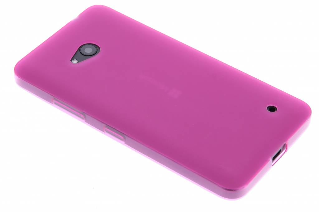 Image of Fuchsia hard siliconen hoesje voor de Microsoft Lumia 640