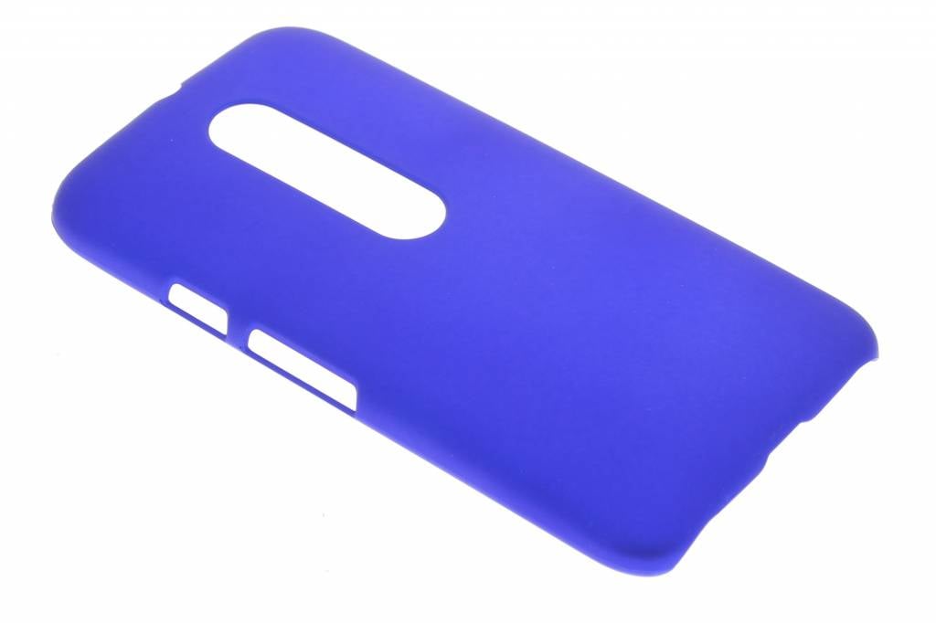 Image of Blauw effen hardcase hoesje voor de Motorola Moto G 3rd Gen