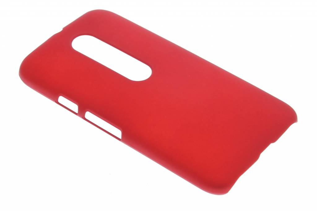 Image of Rood effen hardcase hoesje voor de Motorola Moto G 3rd Gen