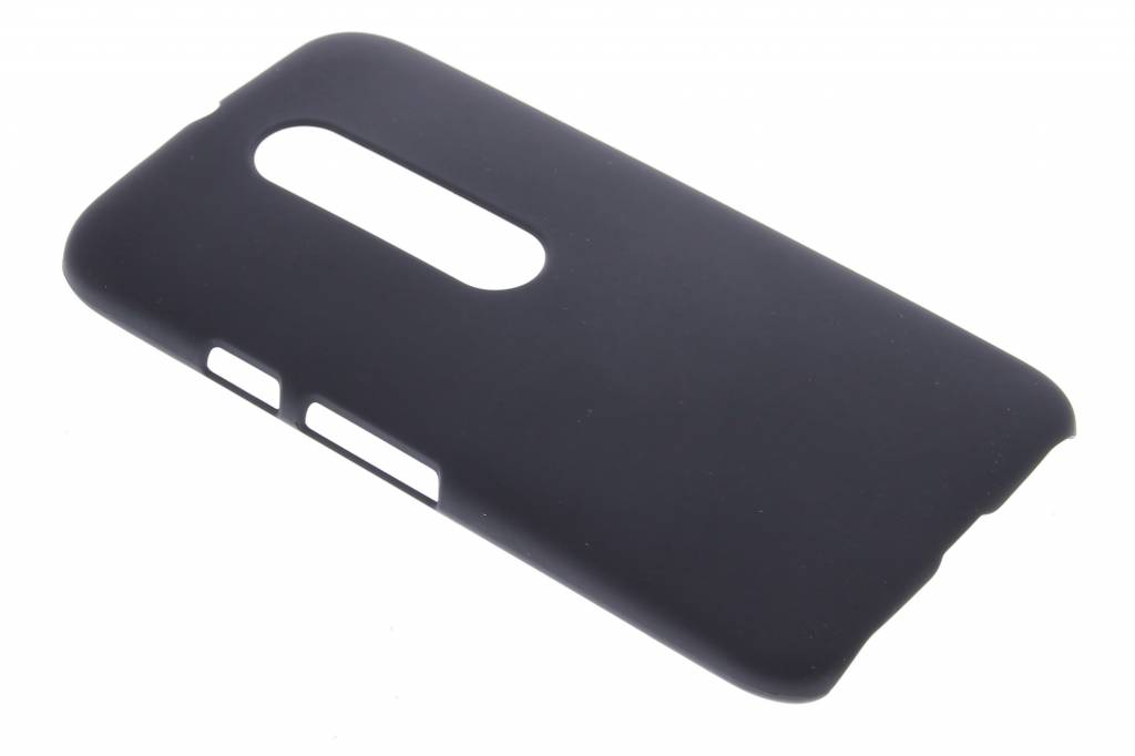 Image of Zwart effen hardcase hoesje voor de Motorola Moto G 3rd Gen