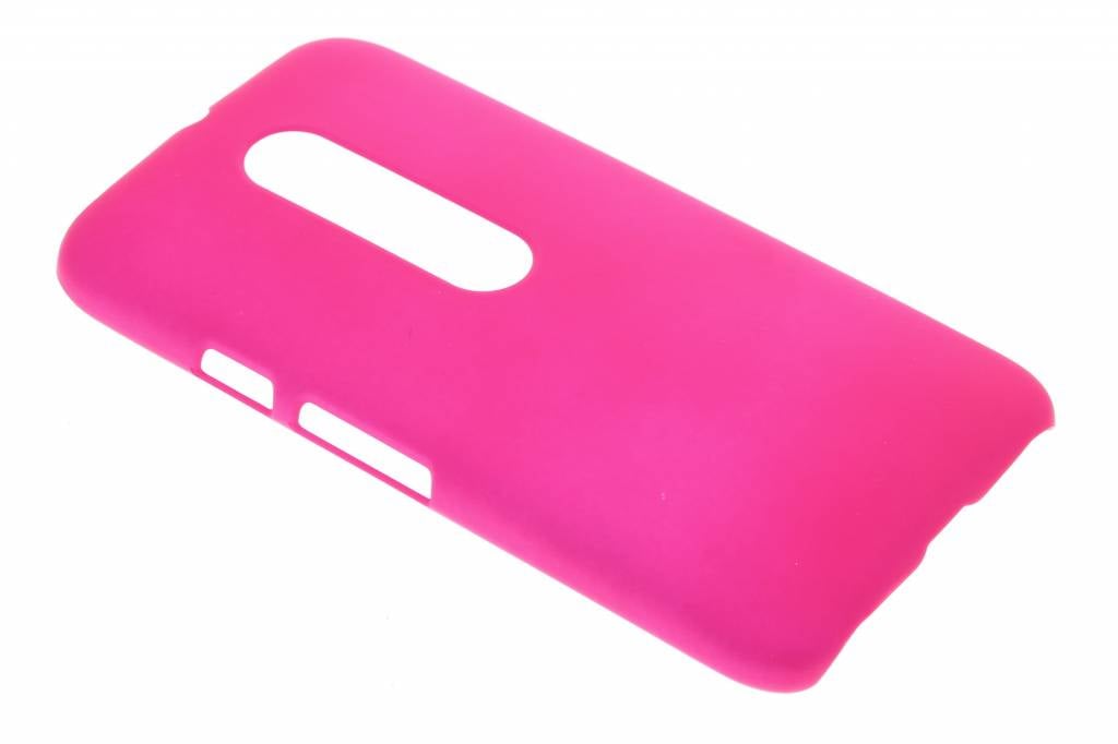 Image of Fuchsia effen hardcase hoesje voor de Motorola Moto G 3rd Gen