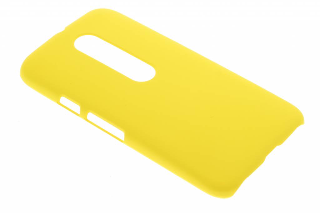 Image of Geel effen hardcase hoesje voor de Motorola Moto G 3rd Gen