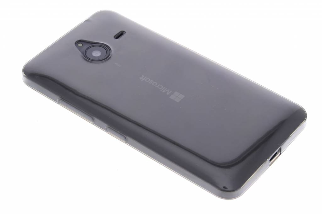 Image of Grijs ultra thin transparant TPU hoesje voor de Microsoft Lumia 640 XL