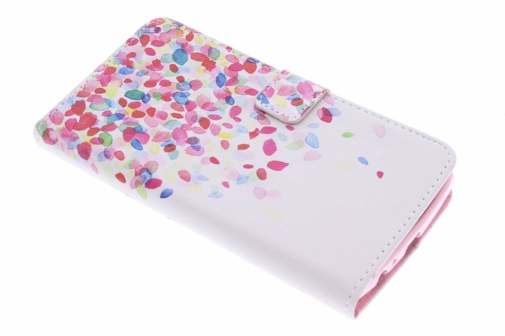 Image of Confetti design TPU booktype hoes voor de LG G4