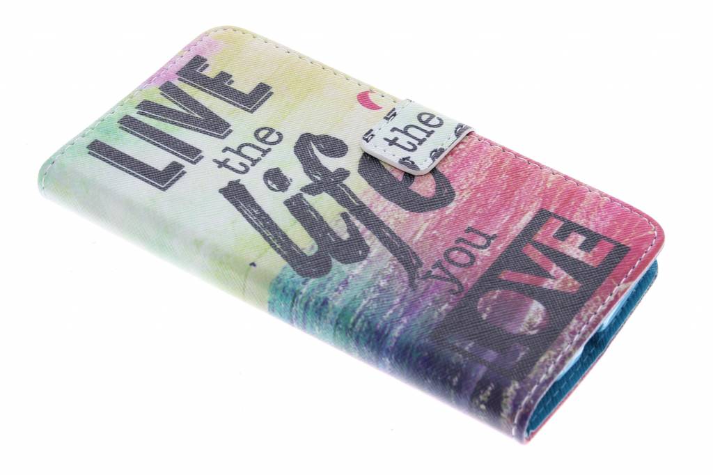 Image of Live the life design TPU booktype hoes voor de LG G4