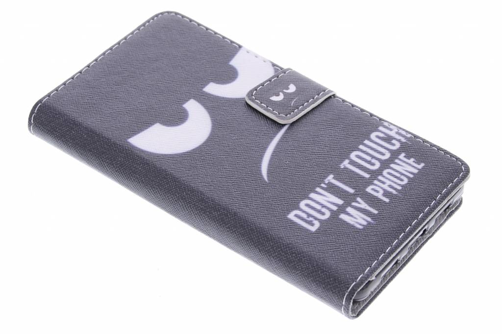 Image of Don't touch design TPU booktype hoes voor de Huawei P8 Lite