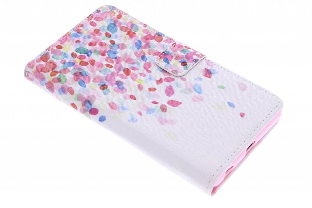 Image of Confetti design TPU booktype hoes voor de Sony Xperia Z3 Plus