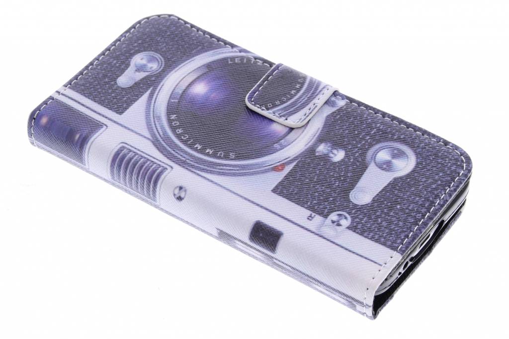 Image of Camera design TPU booktype hoes voor de Samsung Galaxy S5 Mini