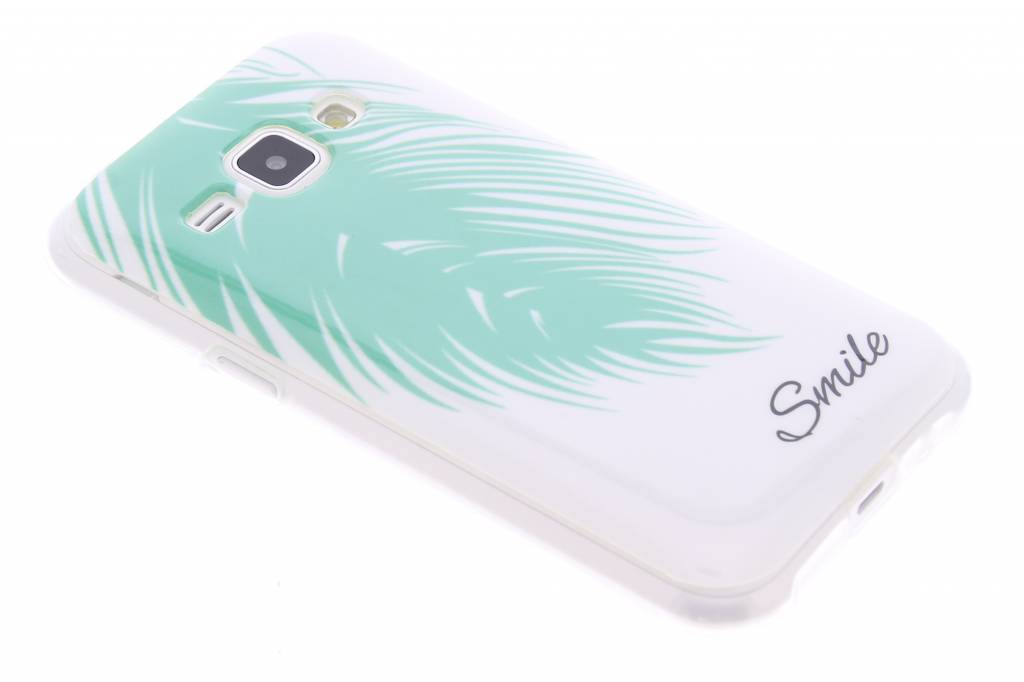 Image of Smile design TPU siliconen hoesje voor de Samsung Galaxy J1