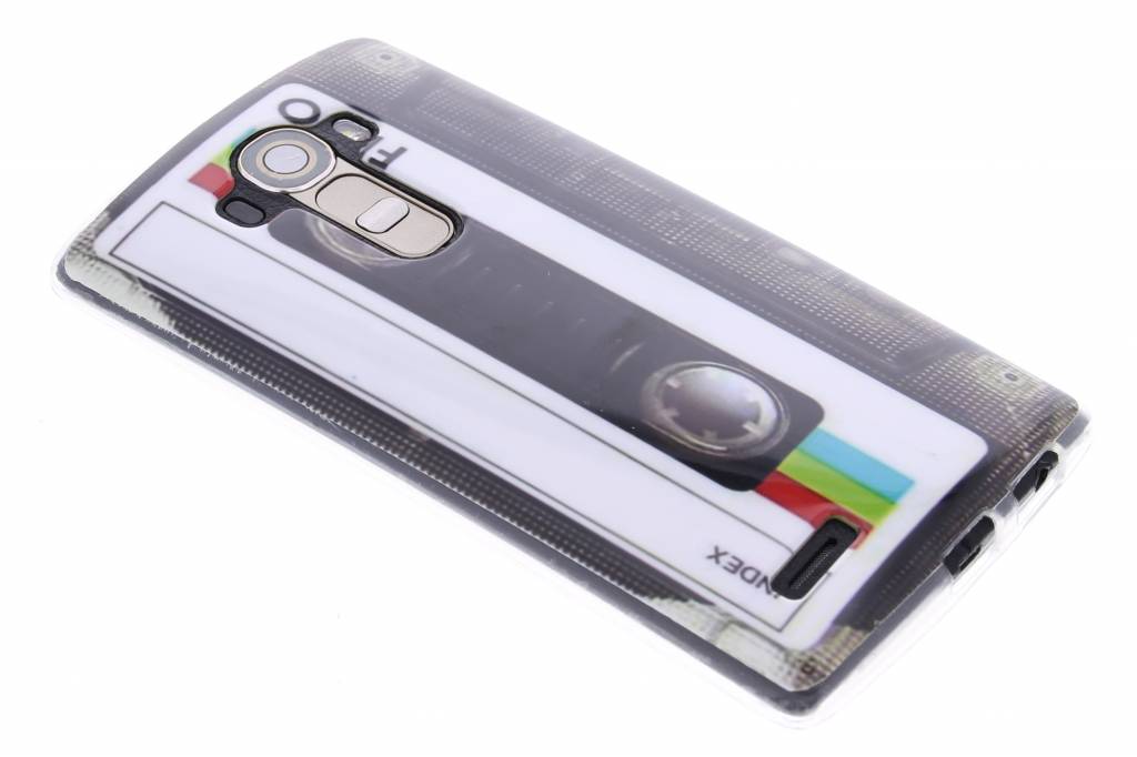 Image of Cassettebandje design TPU siliconen hoesje voor de LG G4