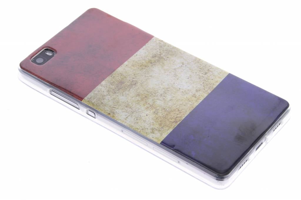 Image of Nederlandse vlag design TPU siliconen hoesje voor de Huawei P8 Lite