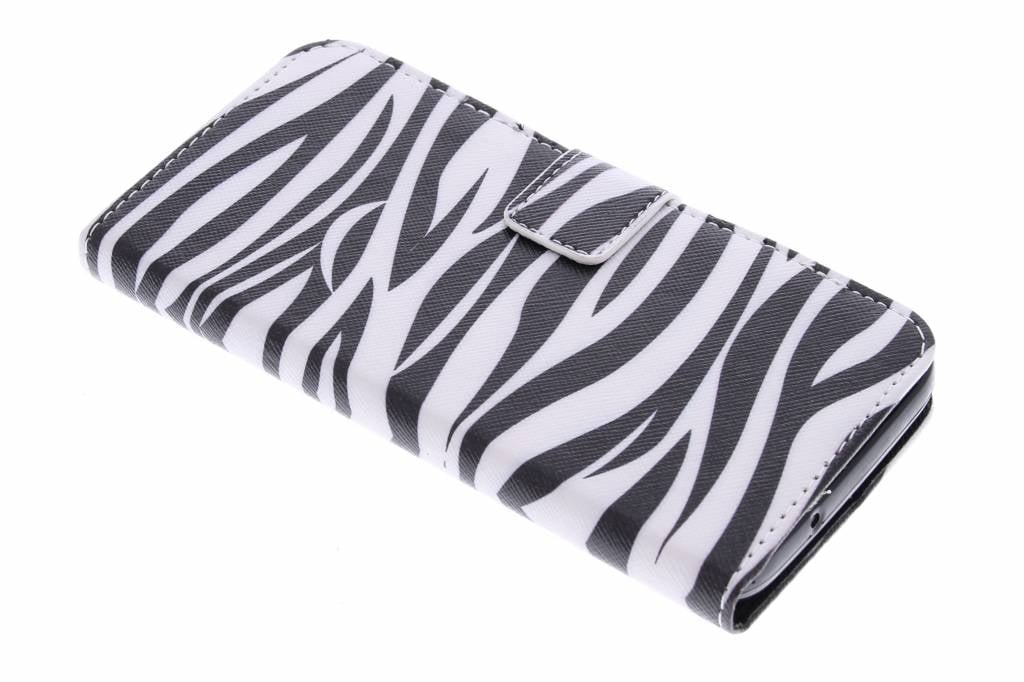 Image of Zebra design TPU booktype hoes voor de Huawei Y625