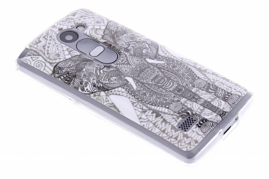 Image of Olifant design TPU siliconen hoesje voor de LG Leon