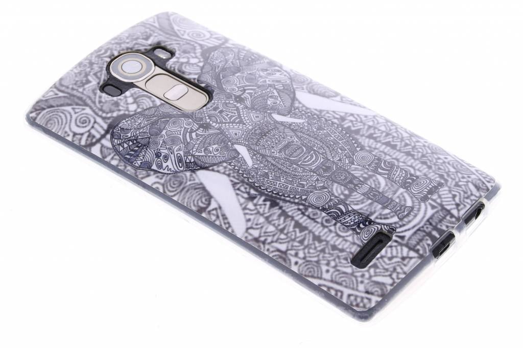 Image of Olifant design TPU siliconen hoesje voor de LG G4