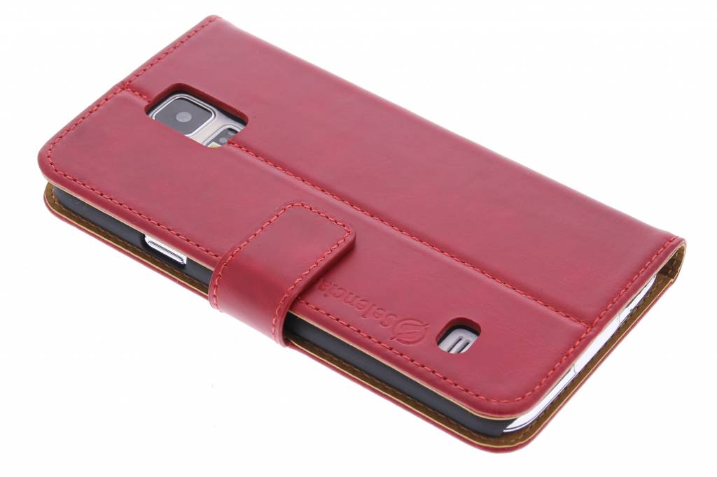 Image of Luxe lederen Booktype hoes voor de Samsung Galaxy S5 (Plus) / Neo - Rood