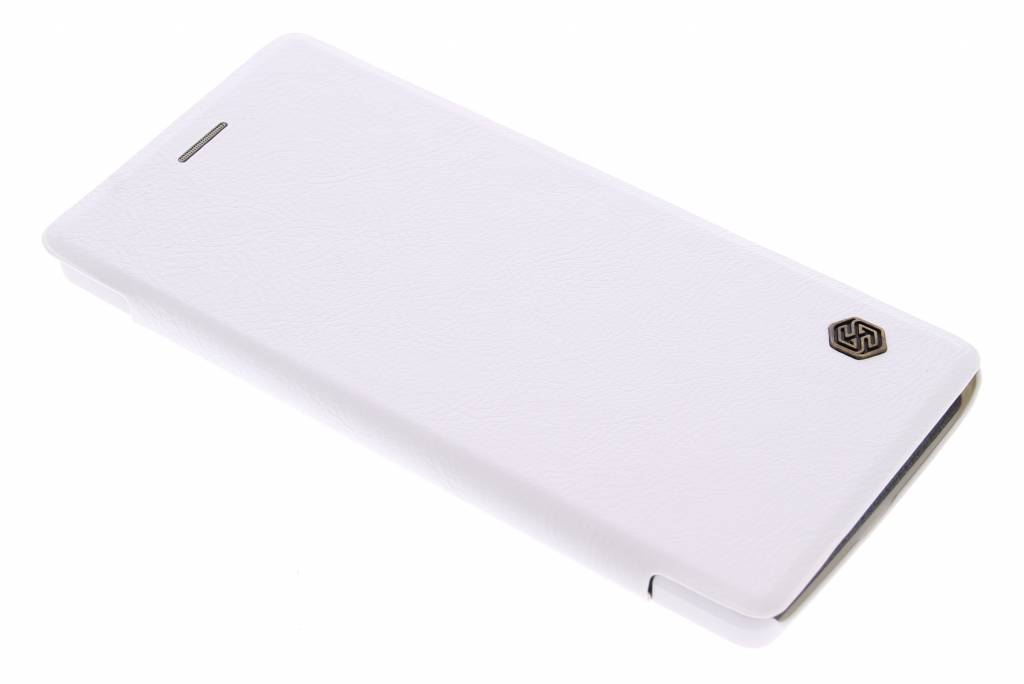 Image of Qin Leather slim booktype hoes voor de OnePlus 2 - Wit