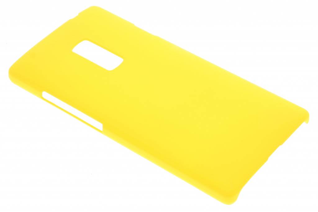 Image of Geel effen hardcase hoesje voor de OnePlus 2