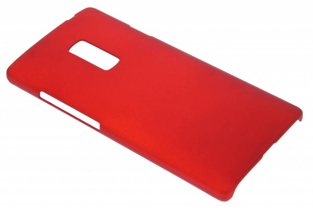 Image of Rood effen hardcase hoesje voor de OnePlus 2