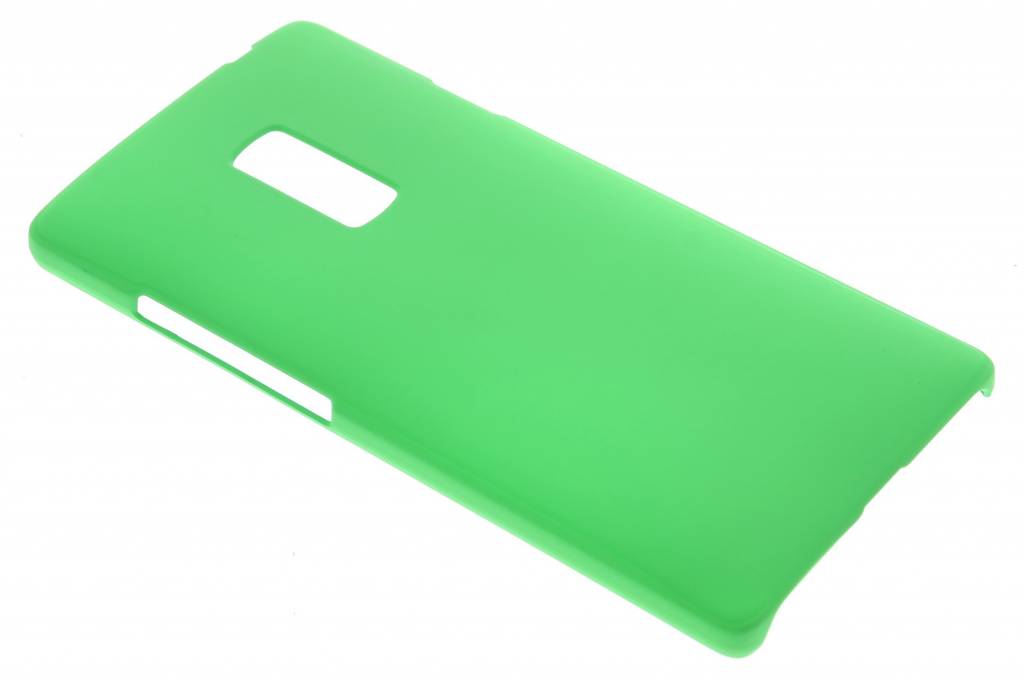 Image of Groen effen hardcase hoesje voor de OnePlus 2