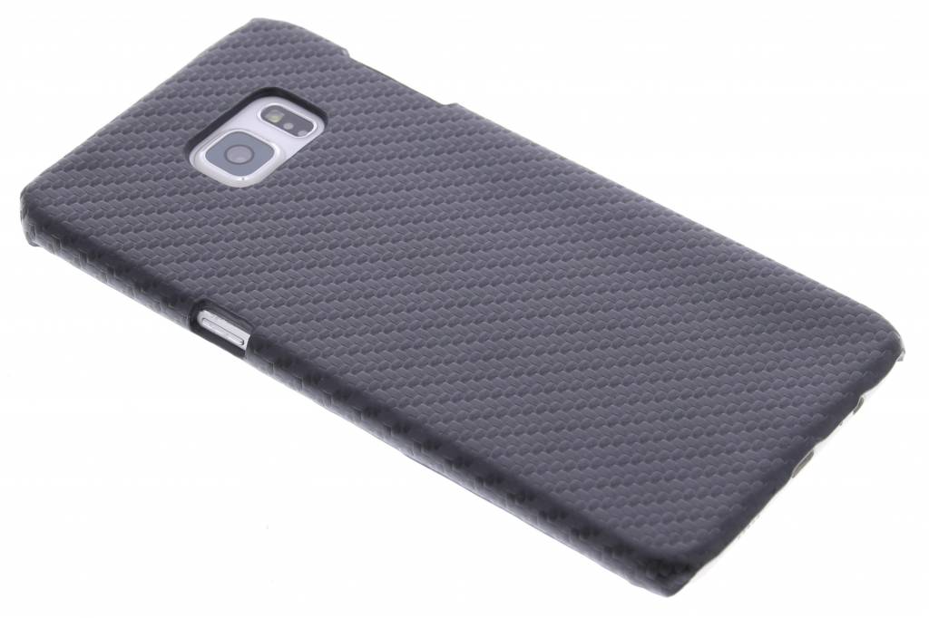 Image of Zwart carbon look hardcase hoesje voor de Samsung Galaxy S6 Edge Plus