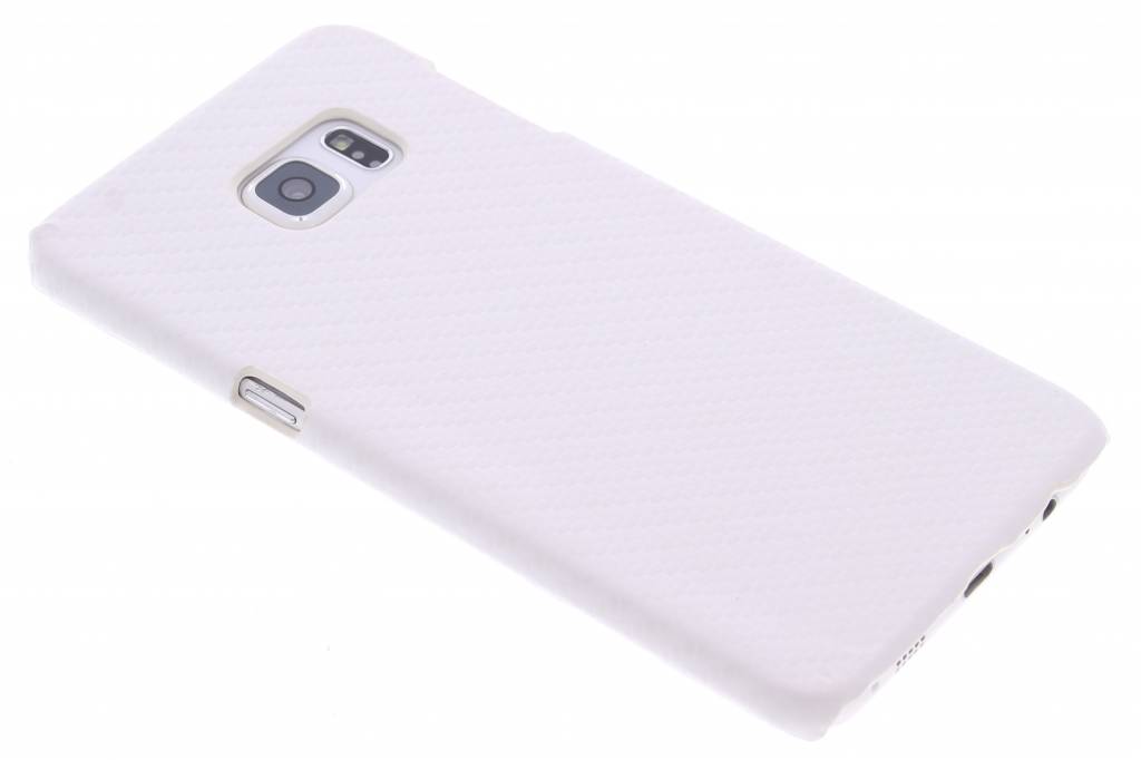 Image of Wit carbon look hardcase hoesje voor de Samsung Galaxy S6 Edge Plus