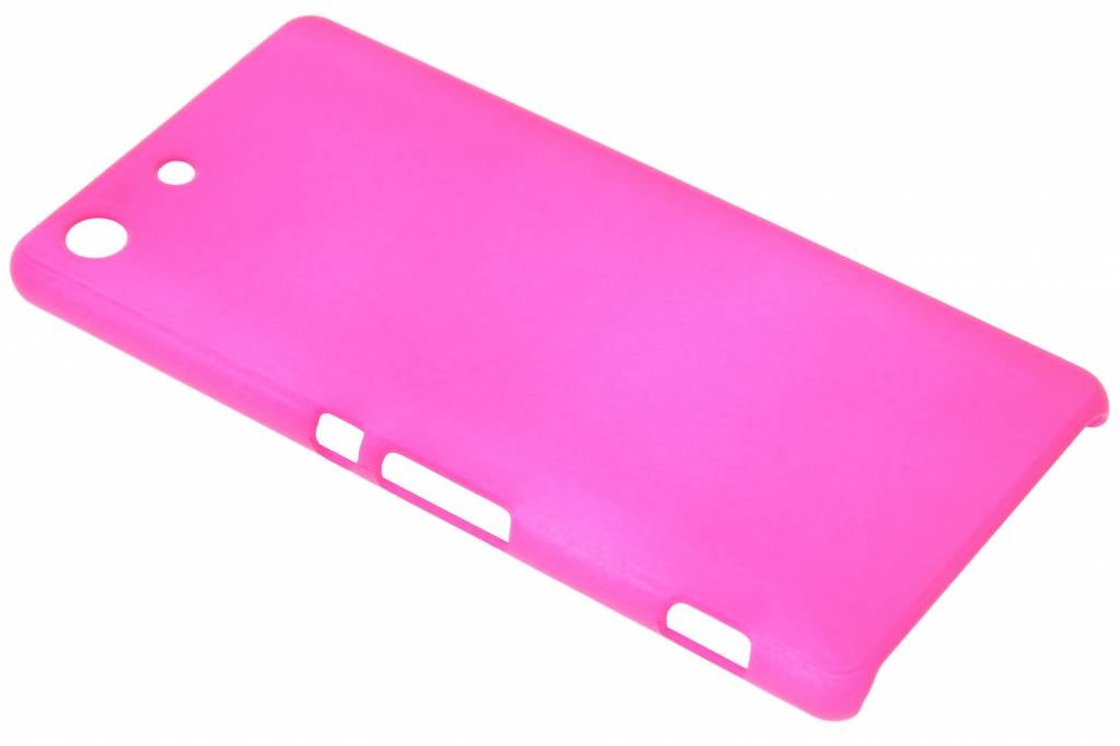 Image of Fuchsia effen hardcase hoesje voor de Sony Xperia M5