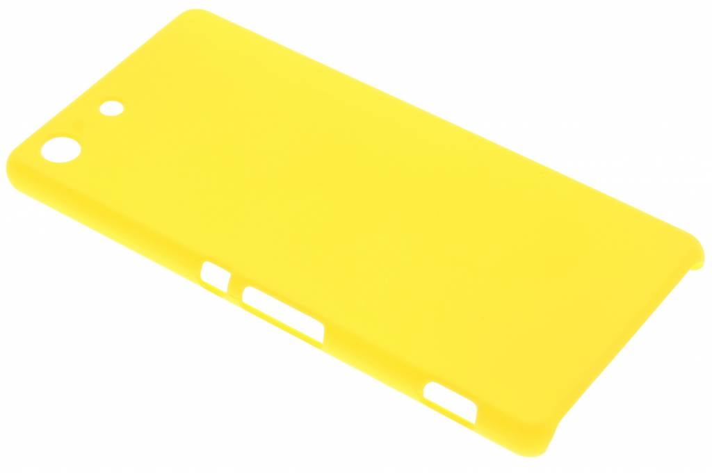 Image of Geel effen hardcase hoesje voor de Sony Xperia M5