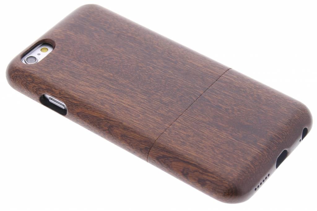 Image of Donkerbruin echt houten hardcase hoesje voor de iPhone 6 / 6s