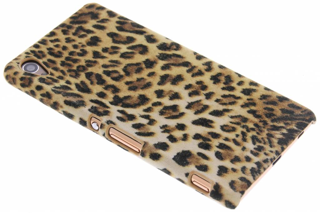 Image of Luipaard flock hardcase hoesje voor de Sony Xperia Z3 Plus