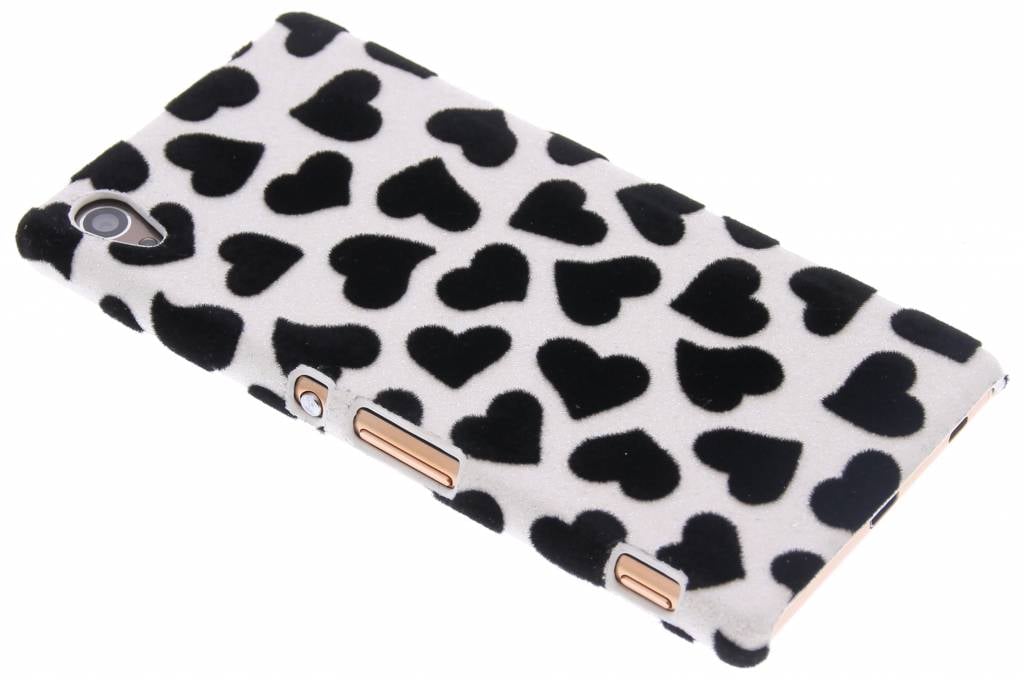 Image of Hartjes flock hardcase hoesje voor de Sony Xperia Z3 Plus