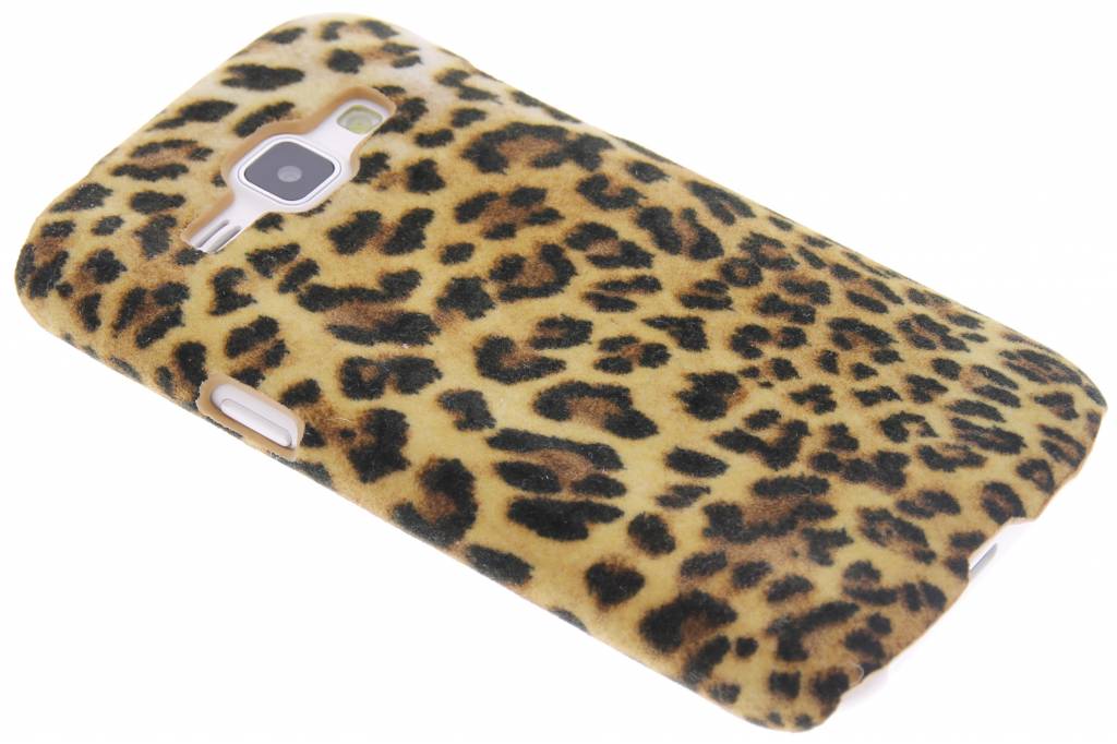 Image of Luipaard flock hardcase hoesje voor de Samsung Galaxy J1