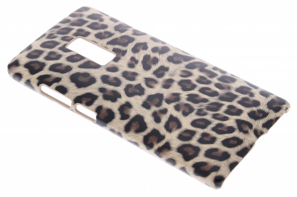 Image of Bruin luipaard design hardcase hoesje voor de OnePlus 2