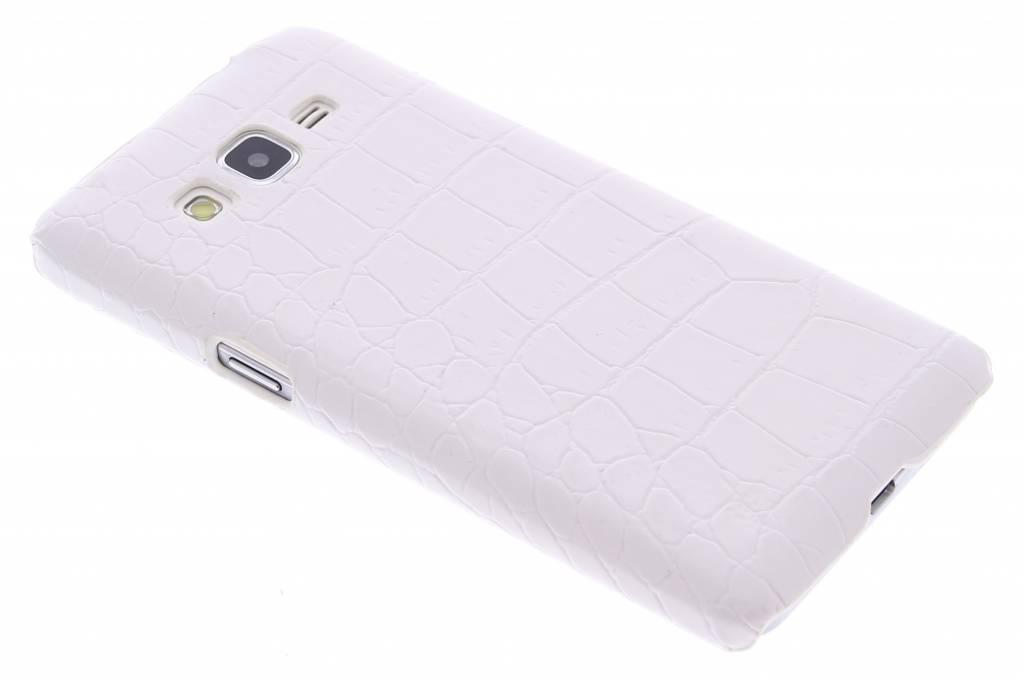 Image of Wit krokodil design hardcase hoesje voor de Samsung Galaxy Grand Prime