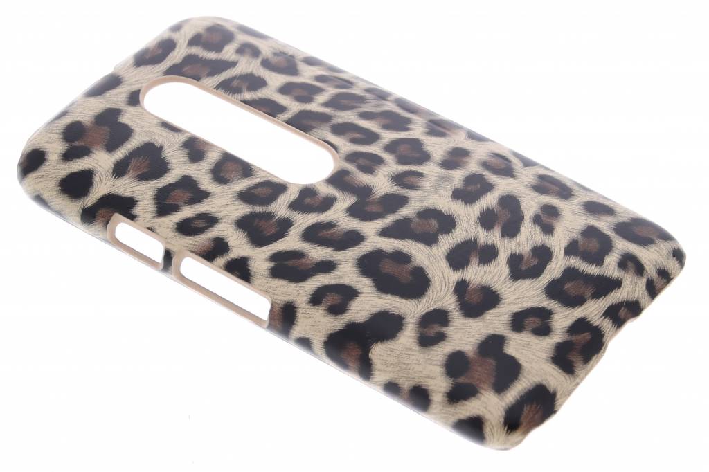 Image of Bruin luipaard design hardcase hoesje voor de Motorola Moto G 3rd Gen 2015