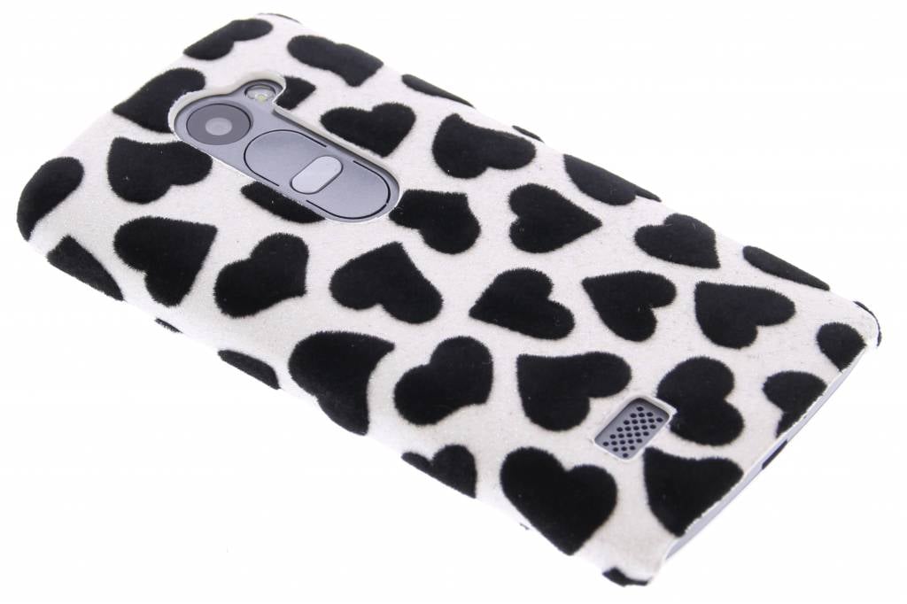 Image of Hartjes flock design hardcase hoesje voor de LG Leon