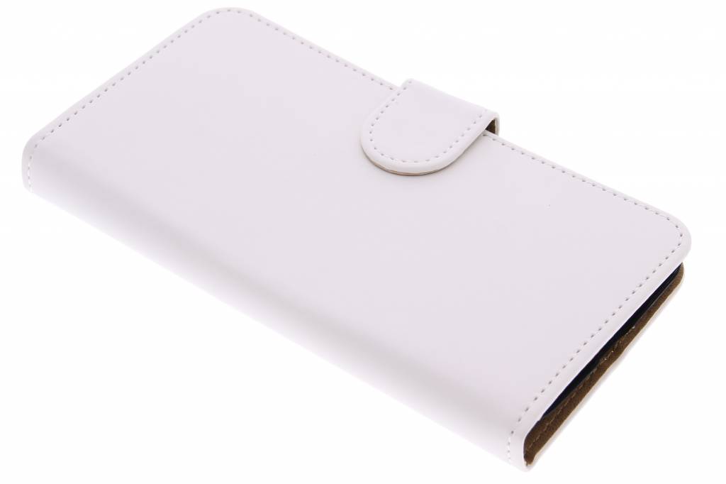 Image of Witte effen booktype hoes voor de Motorola Moto G 3rd Gen