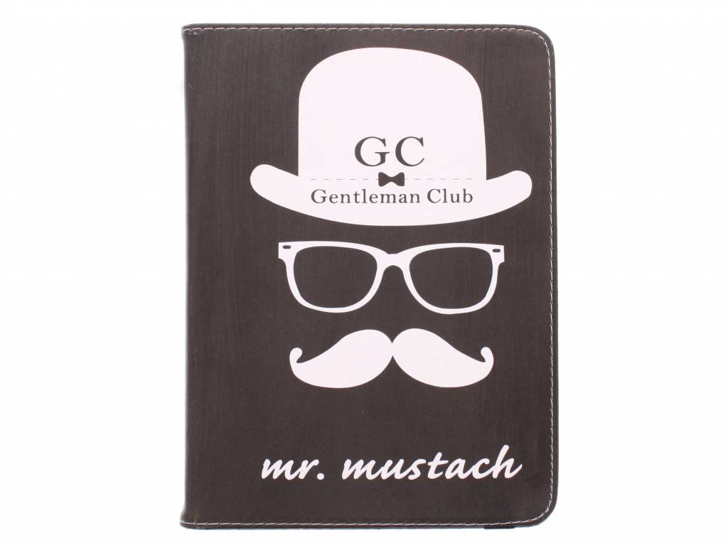 Image of Mr. Mustache design tablethoes voor de Samsung Galaxy Tab 4 10.1