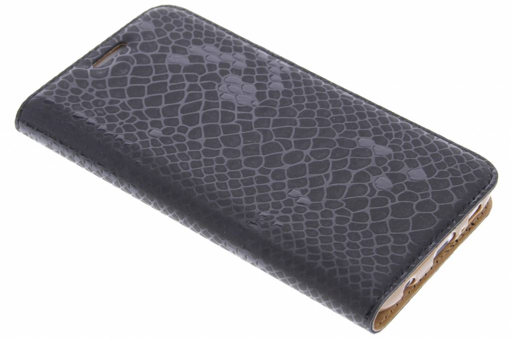 Image of Zwarte luxe slangen TPU booktype voor de Samsung Galaxy S6