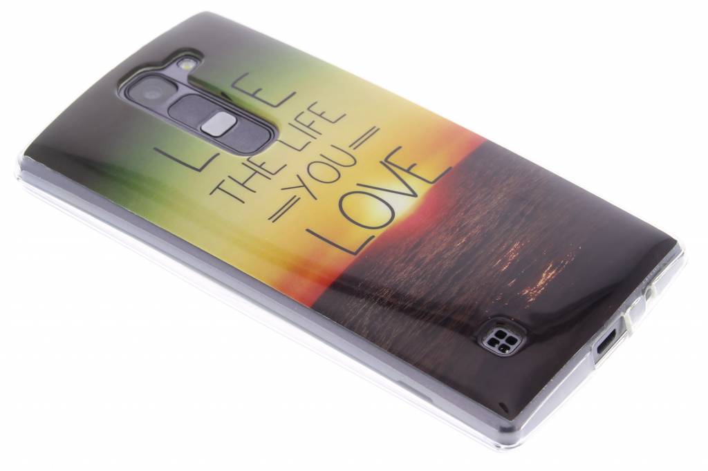 Image of Live the life design TPU siliconen hoesje voor de LG Magna / G4c