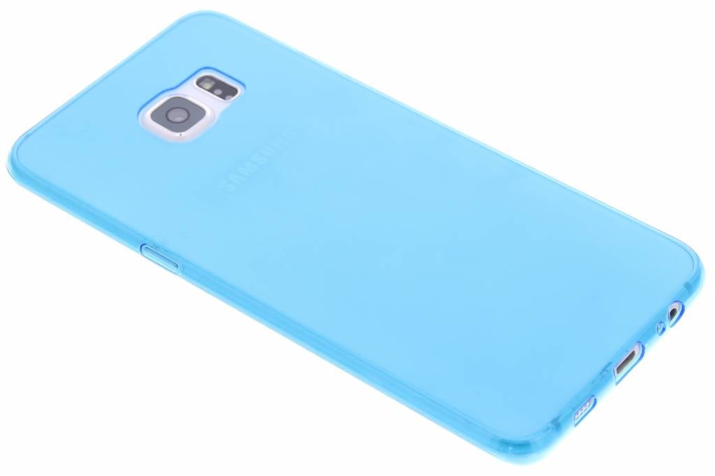 Image of Blauw ultra thin transparant TPU hoesje voor de Samsung Galaxy S6 Edge Plus