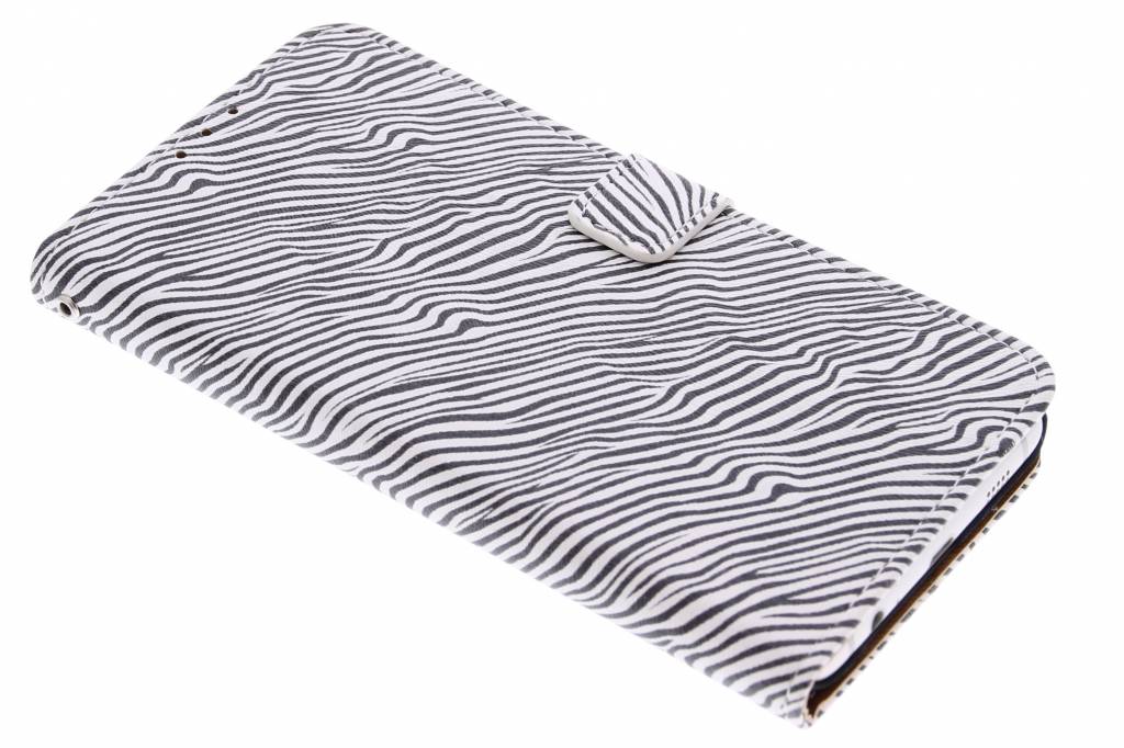 Image of Luxe zebra booktype hoes voor de Samsung Galaxy S6 Edge Plus