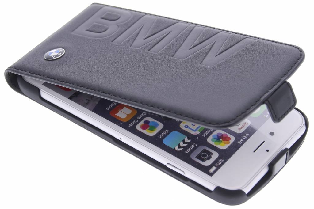 Image of Real Leather Flap Case voor de iPhone 6 / 6s - Black