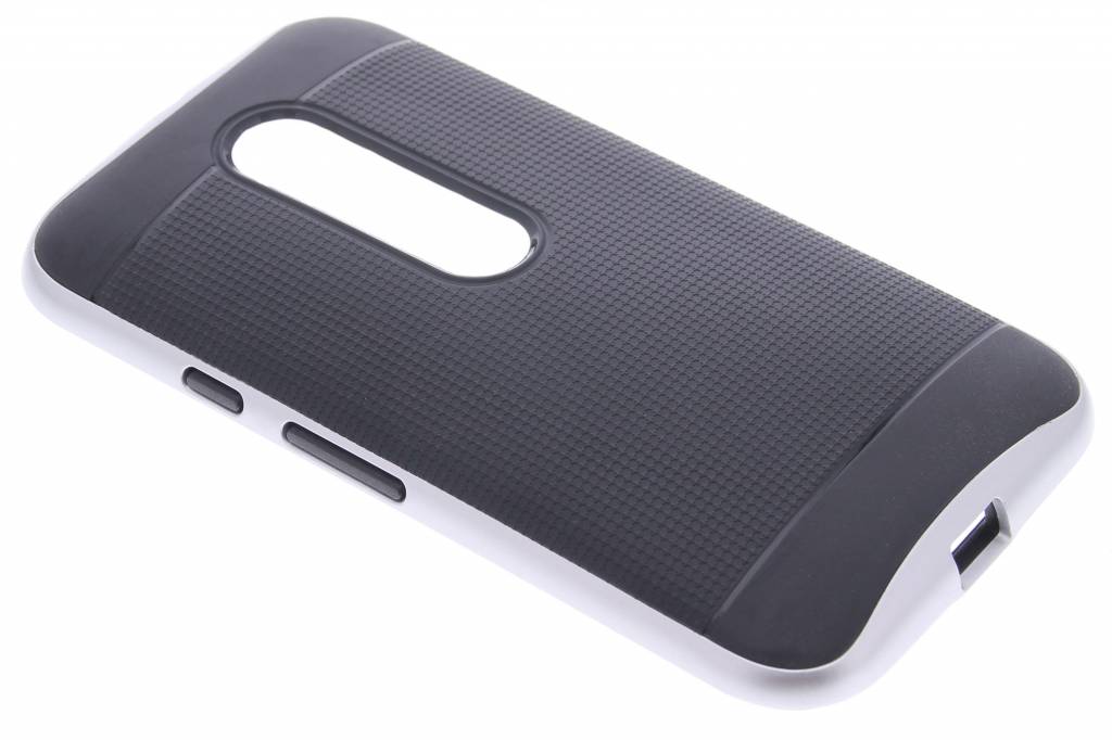 Image of Zilveren TPU Protect case voor de Motorola Moto G 3rd Gen 2015