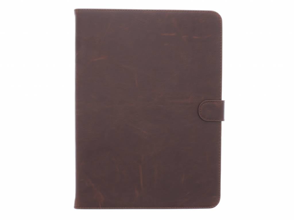 Image of Bruine luxe leder tablethoes voor de Samsung Galaxy Tab 4 10.1